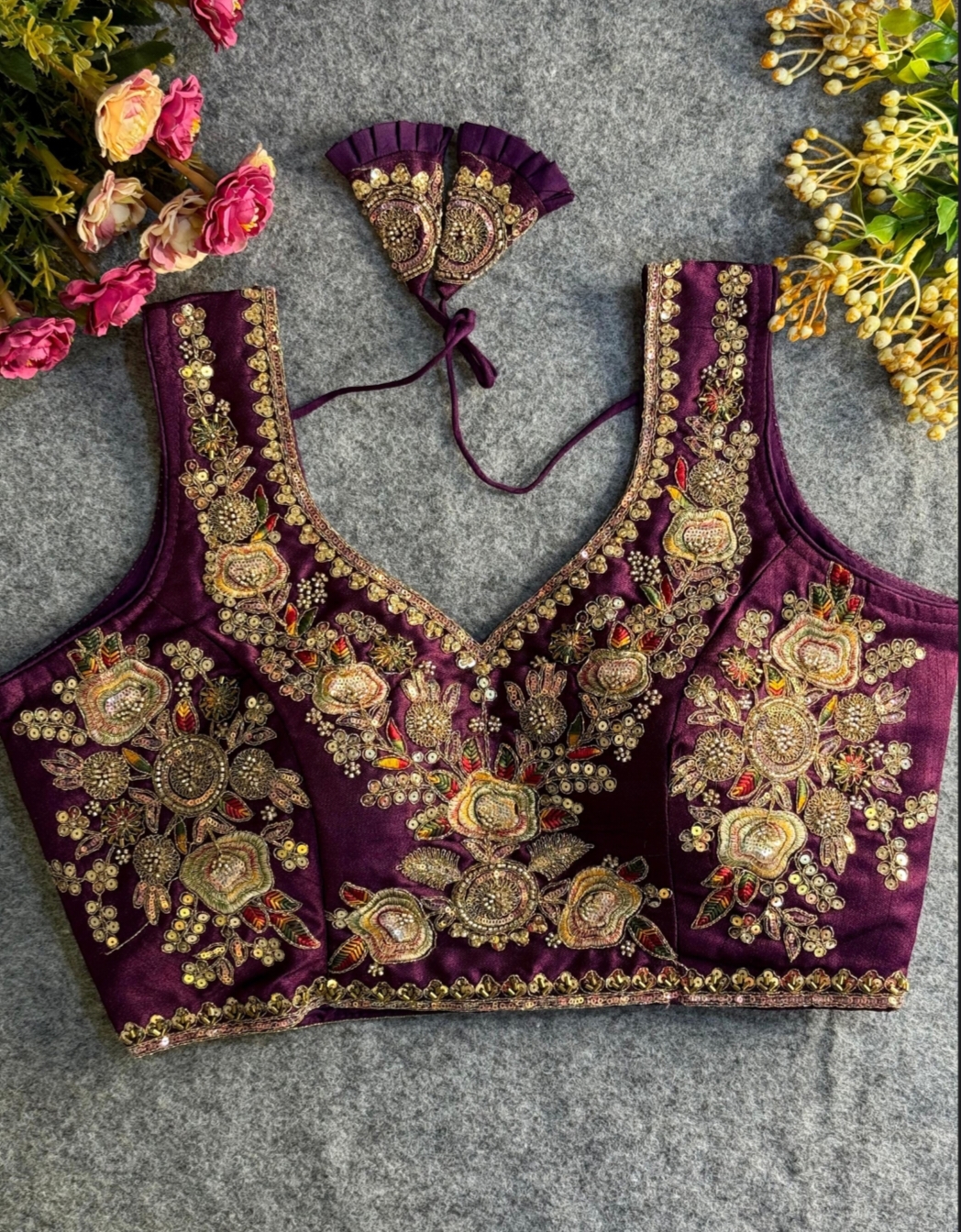 Embroidery work